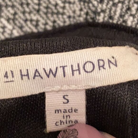 41 HAWTHORN Gray/Black Sleeveless Knit Dress S EUC - Picture 7 of 8